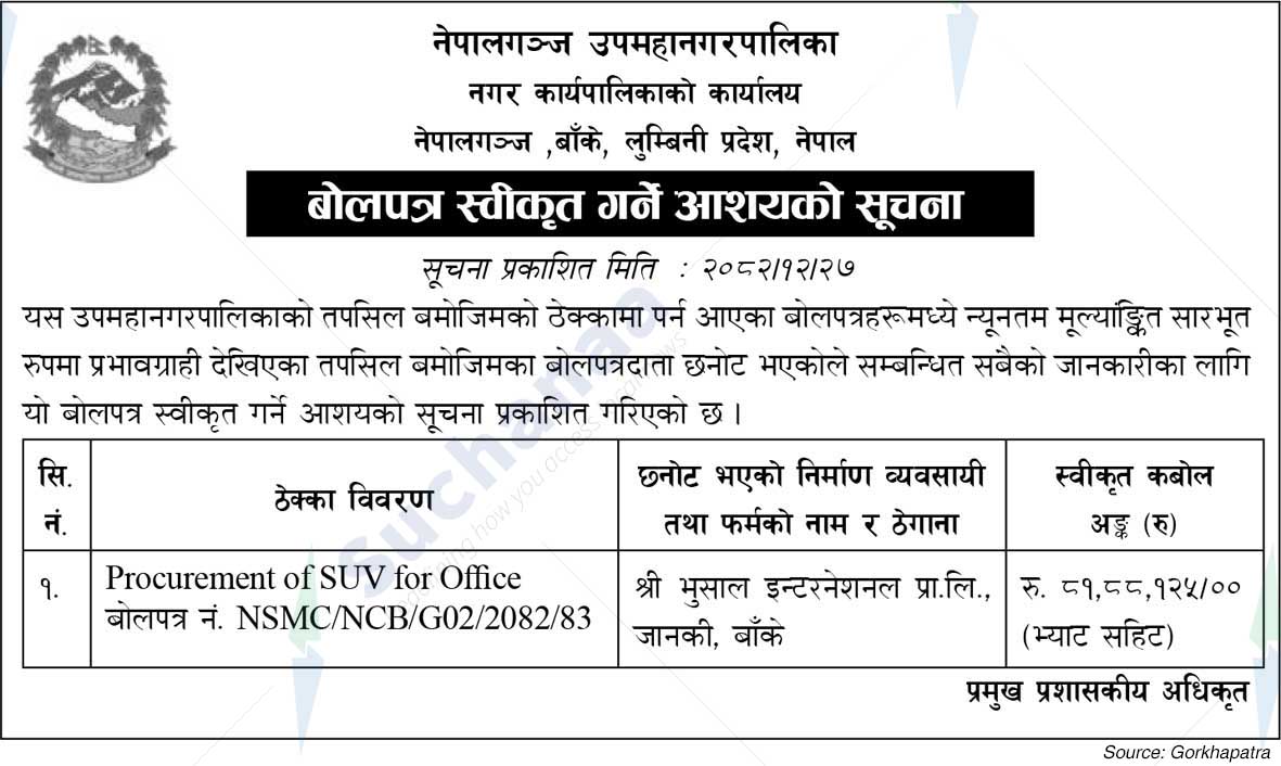 Nepalgunj Sub-Metropolitan City