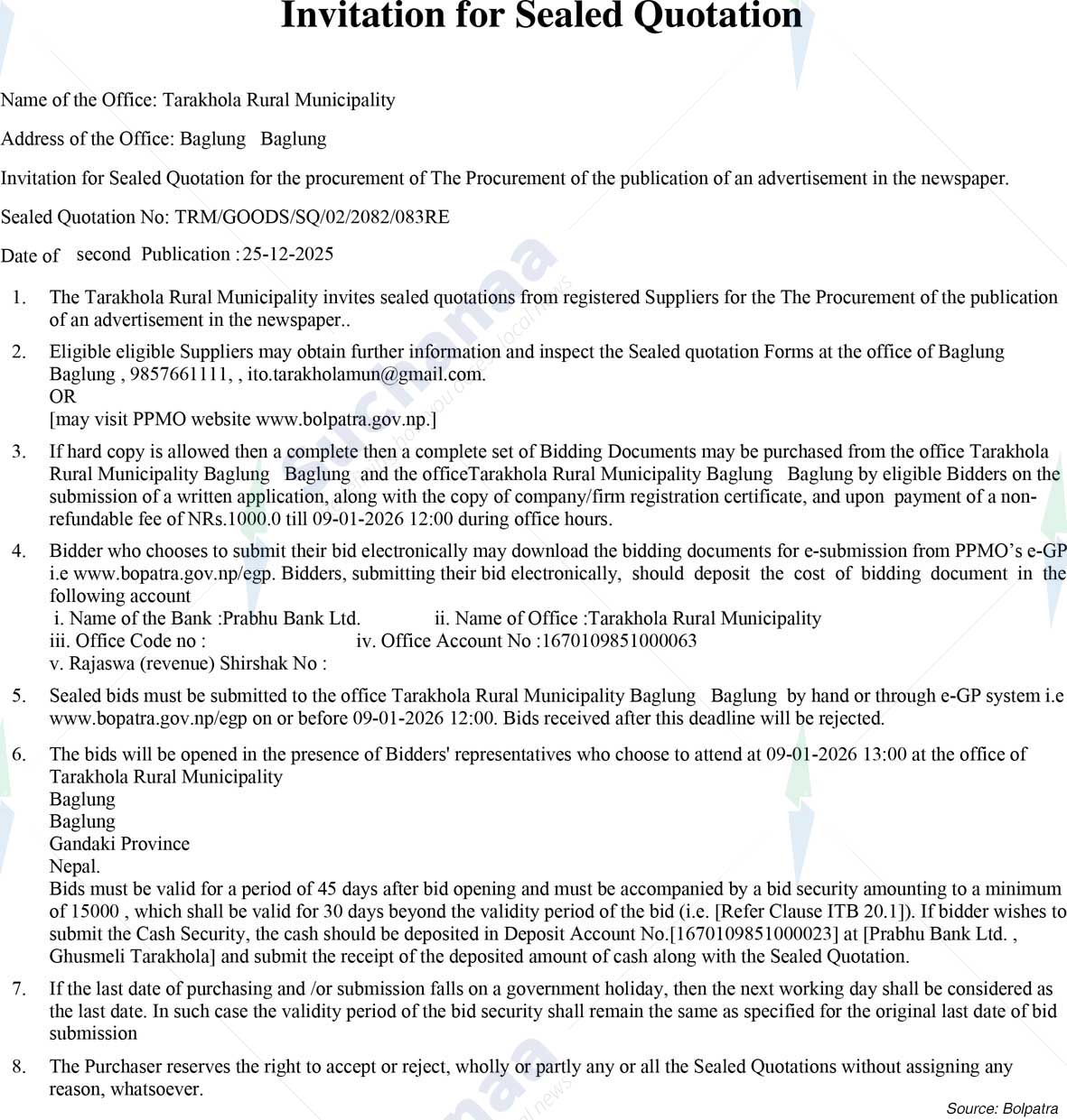 Tara Khola Rural Municipality