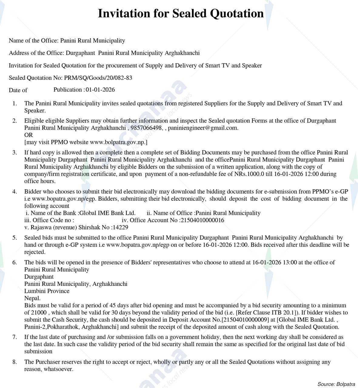 Panini Rural Municipality