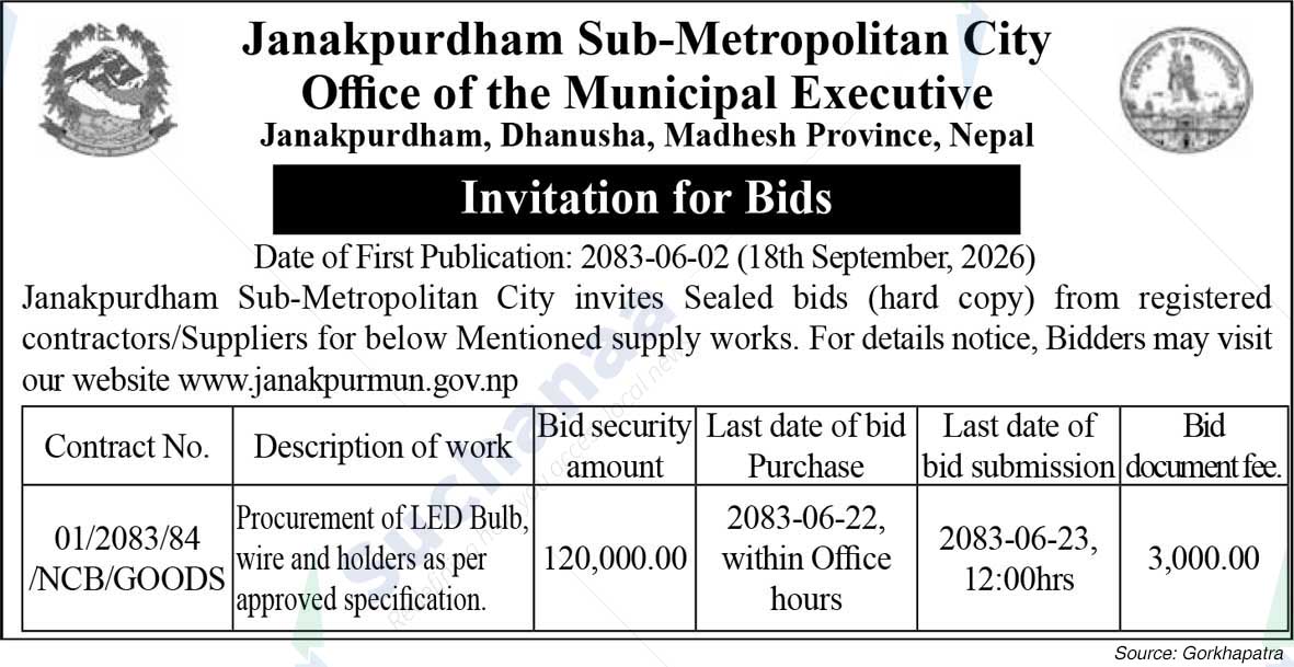 Janakpurdham Sub-Metropolitian City