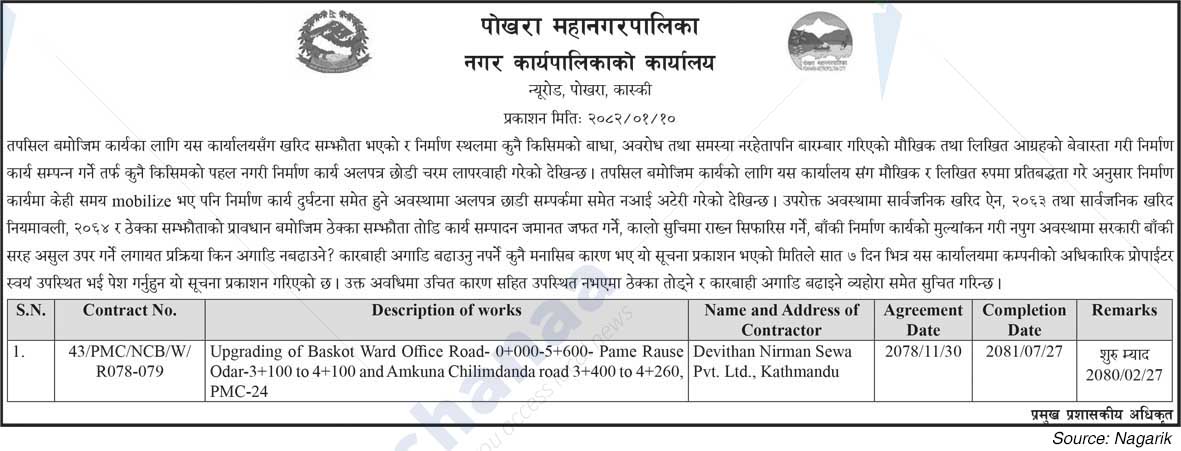 Pokhara Metropolitan CIty