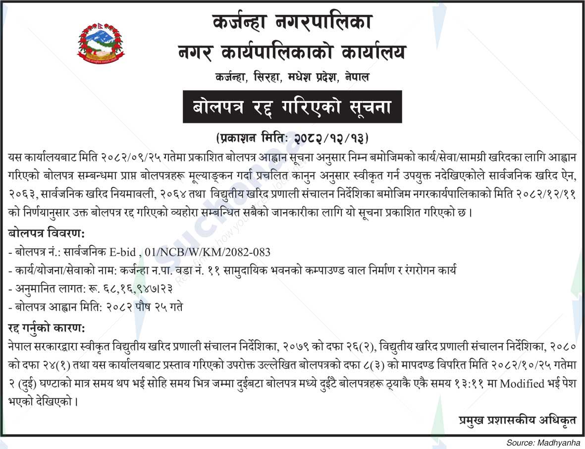 Karjanha Municipality