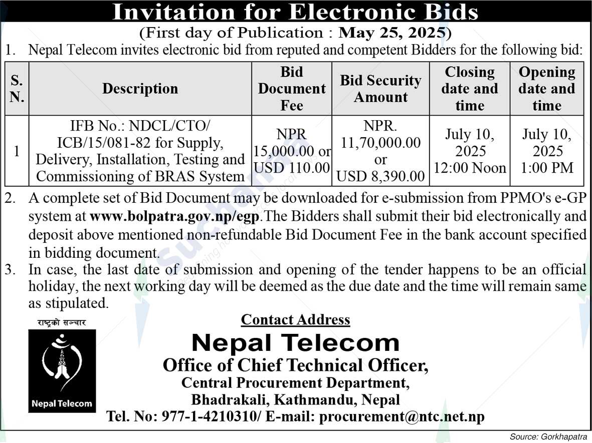 Nepal Doorsanchar Company Limited (NTC)