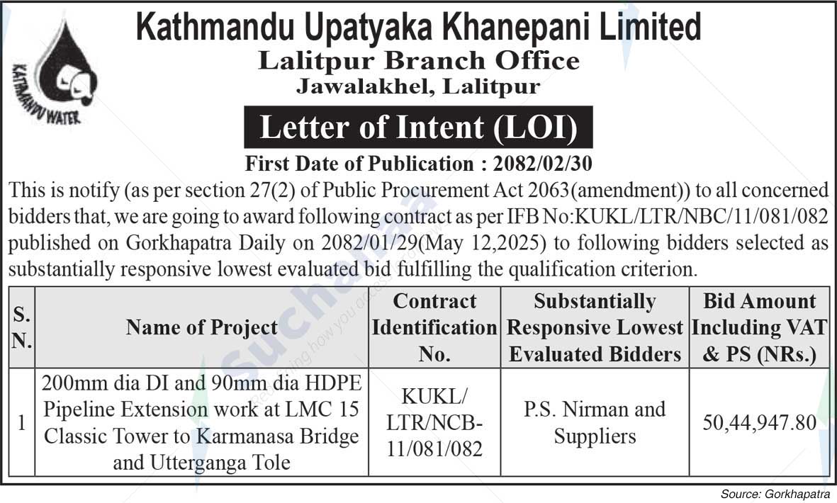 Kathmandu Upatyaka Khanepani Limited