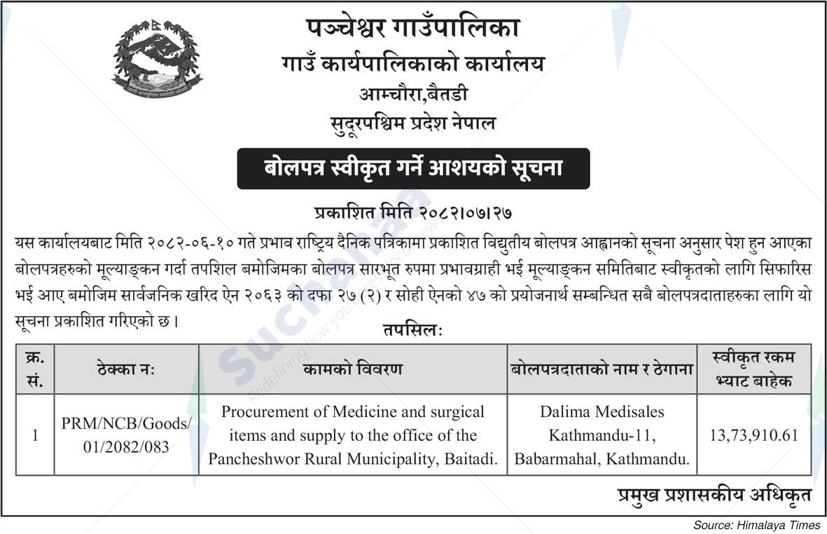 Pancheshwor Rural Municipality