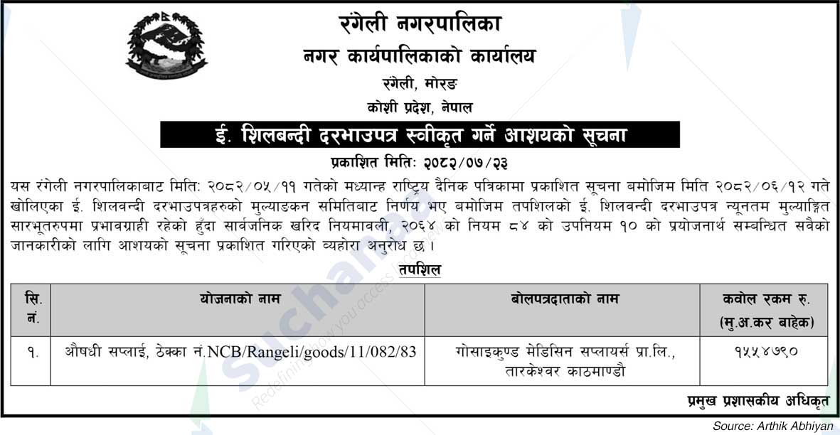 Rangeli Municipality