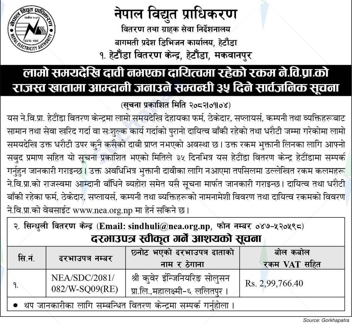 Nepal Electricity Authority