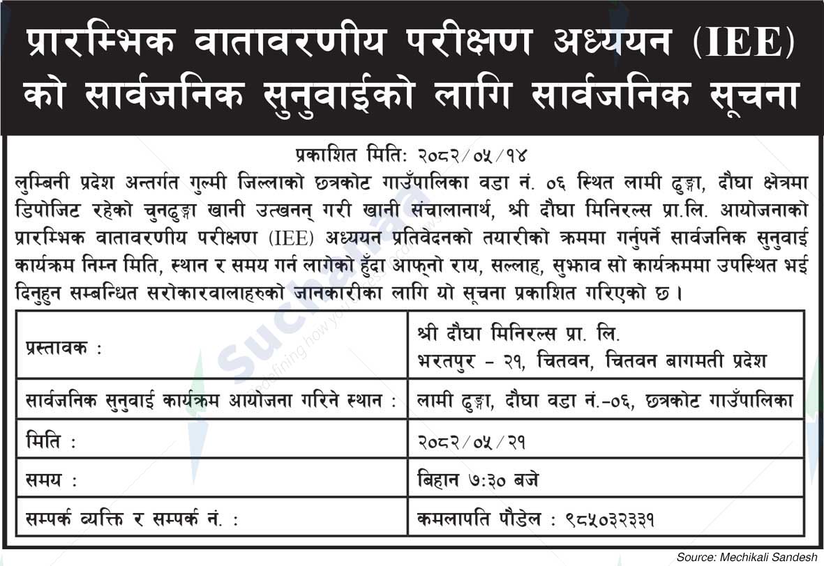 Shree Daugha Minerals Pvt. Ltd.