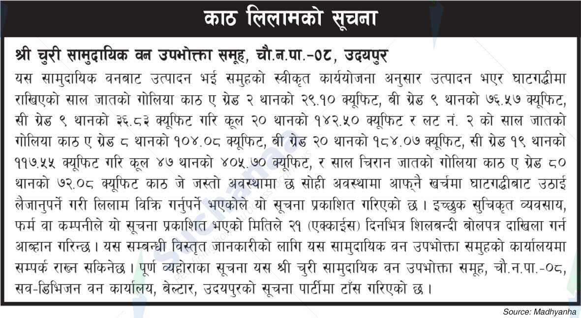 Shree Churi Samudayik Ban Upavokata Samuha