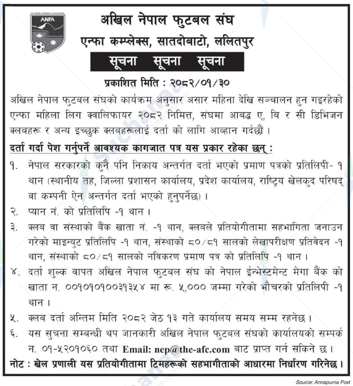 All Nepal Football Association (ANFA)