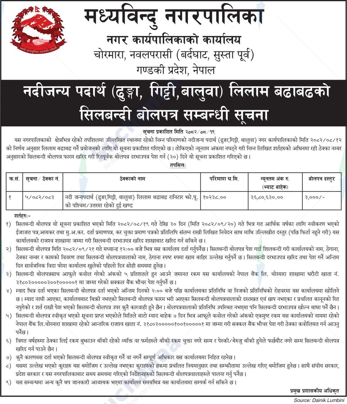 Madhyabindu Municipality