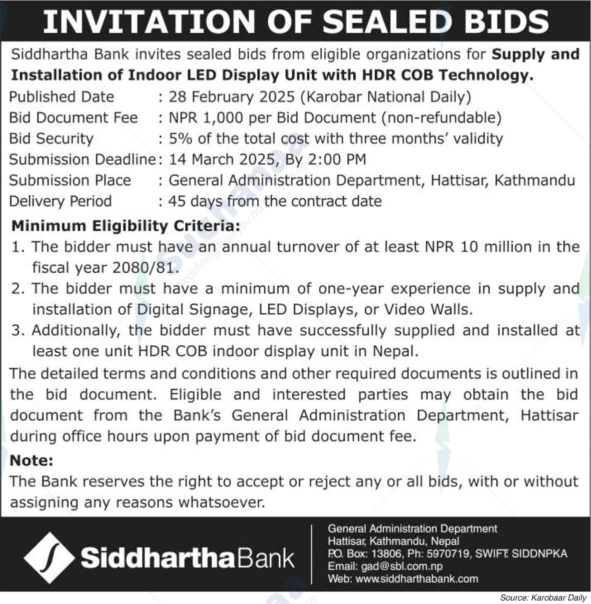 Siddhartha Bank