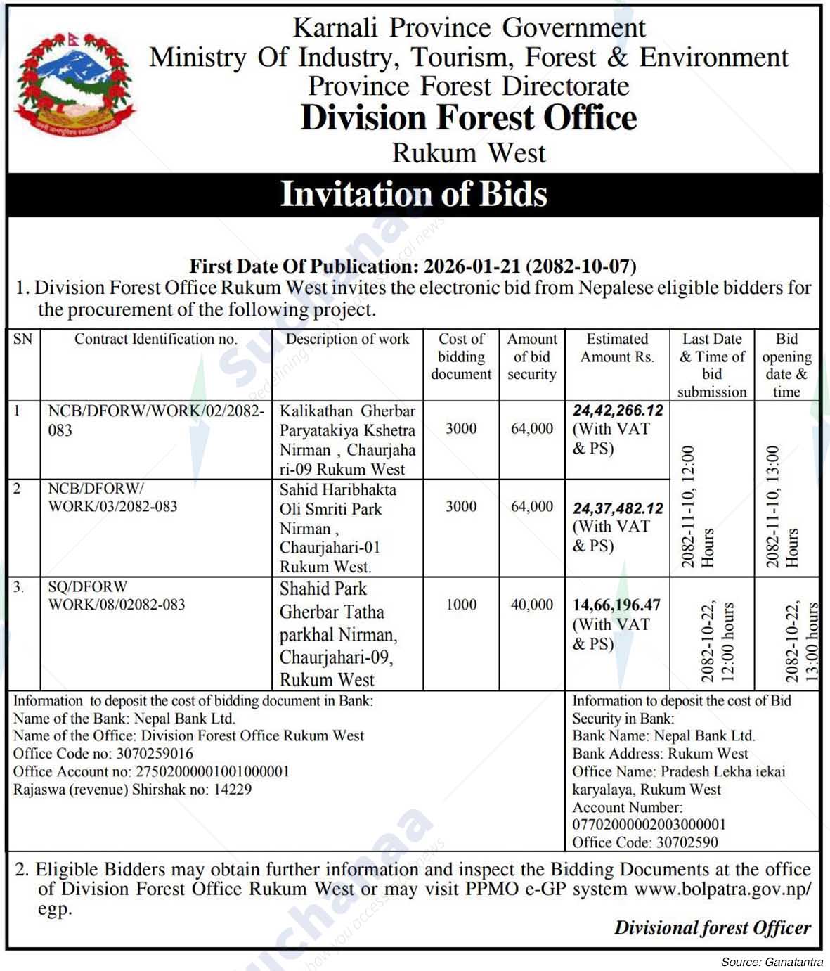 Division Forest Office, Rukum West