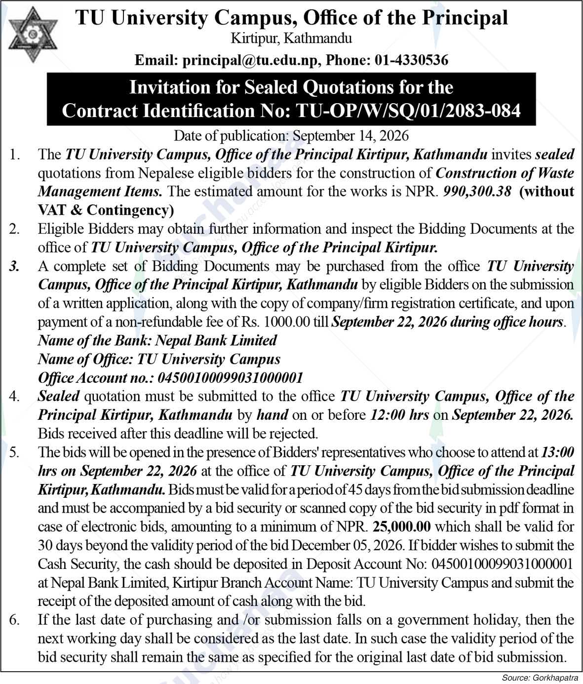 Tribhuvan University