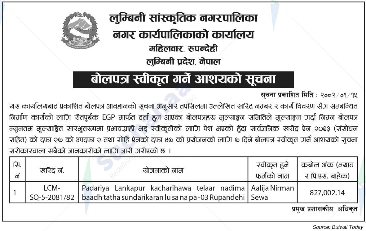 Lumbini Sanskritik Municipality