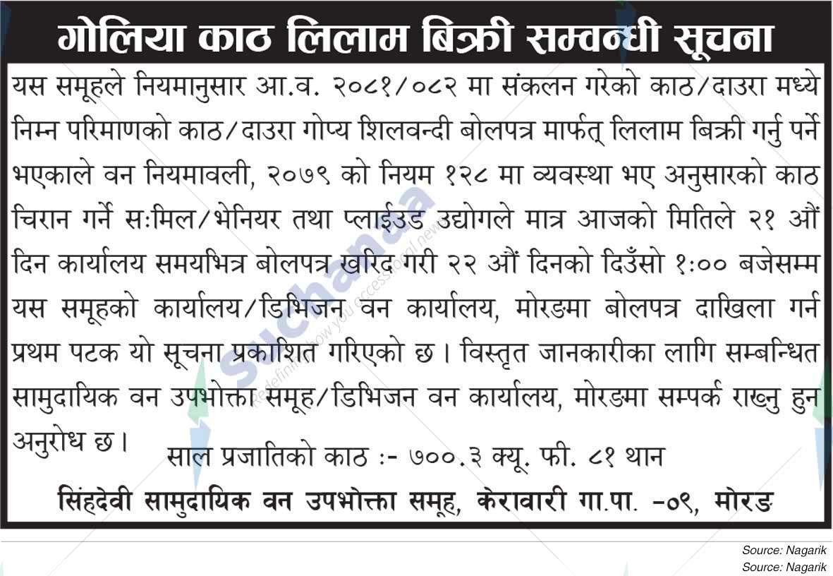 Singhadevi Saa. Wa. Wo. Sa., Morang