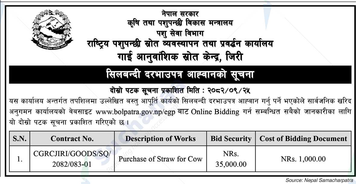 Cattle Genetic Resource Center, Jiri