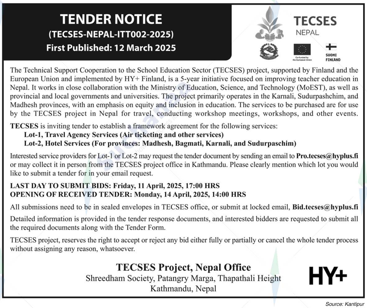 TECSES Project, Nepal Office