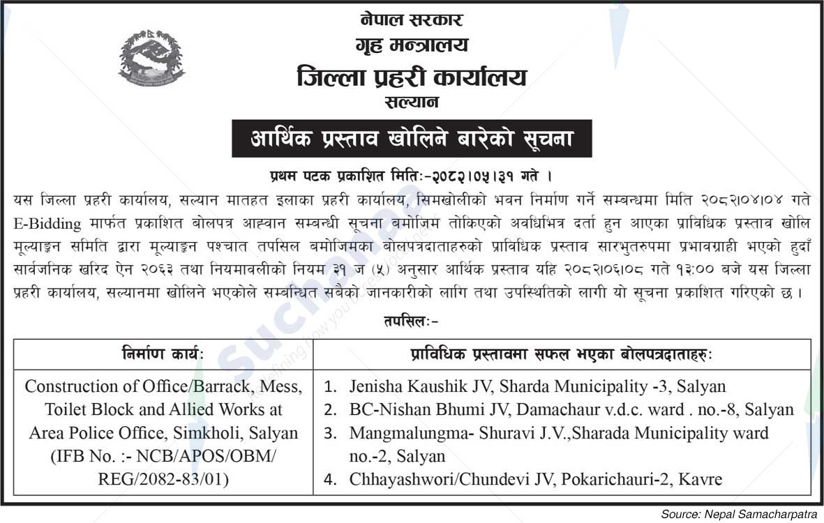 District Police Office, Salyan