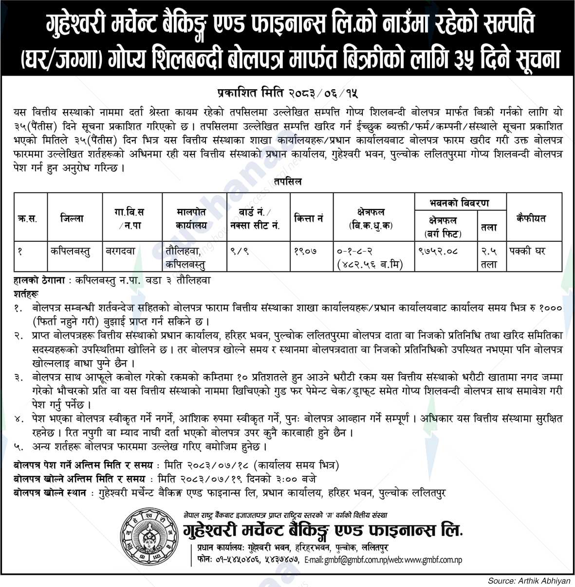 Guheswori Merchant Banking & Finance Ltd.