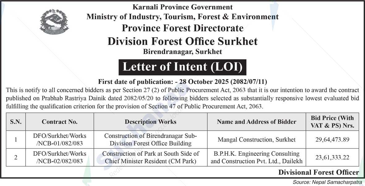 Division Forest Office, Surkhet