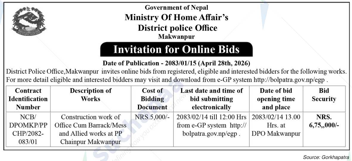 District Police Office, Makwanpur