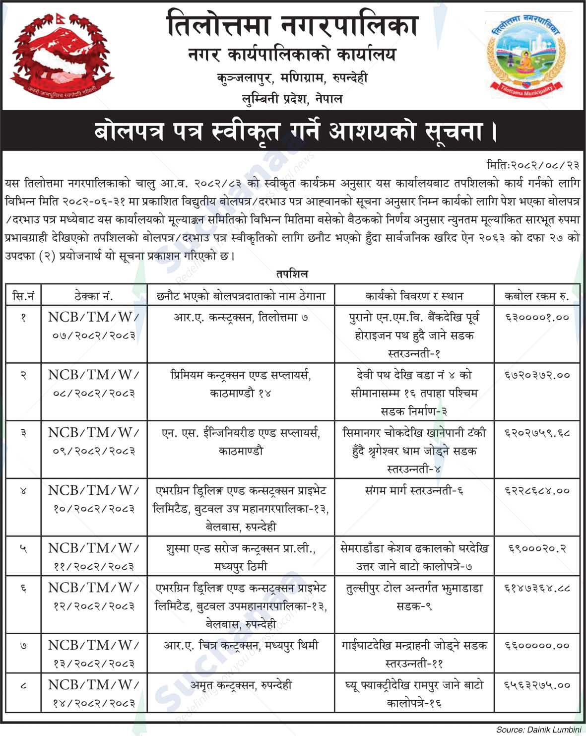 Tilottama Municipality
