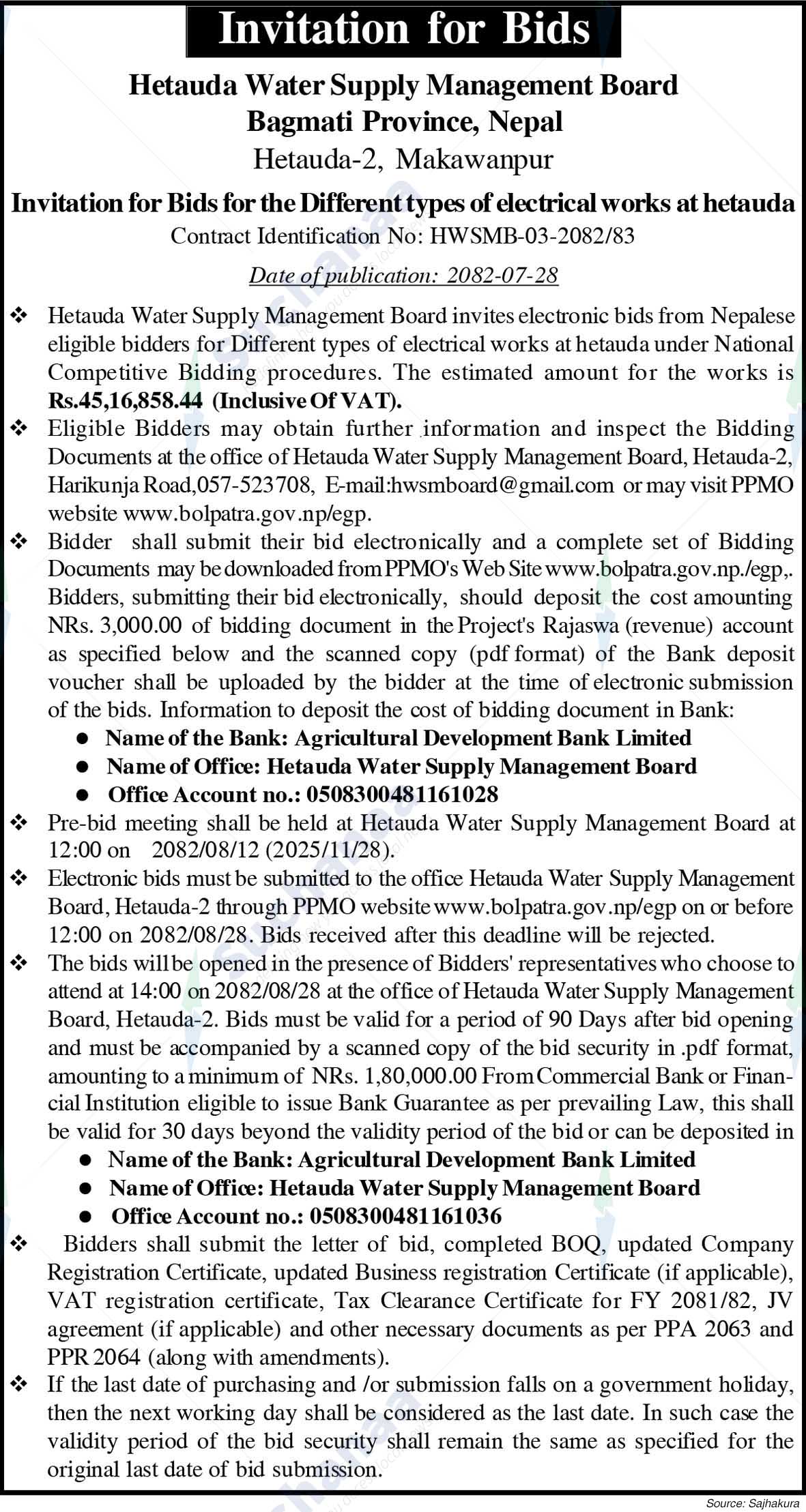 Hetauda Water Supply Management Board