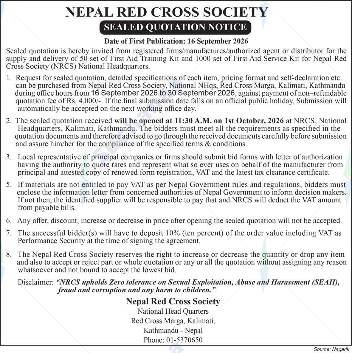 Nepal Red Cross Society