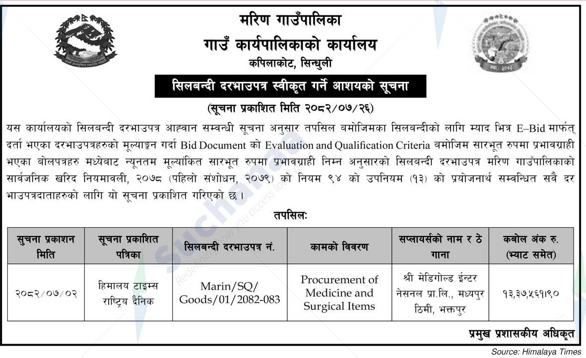 Marin Rural Municipality
