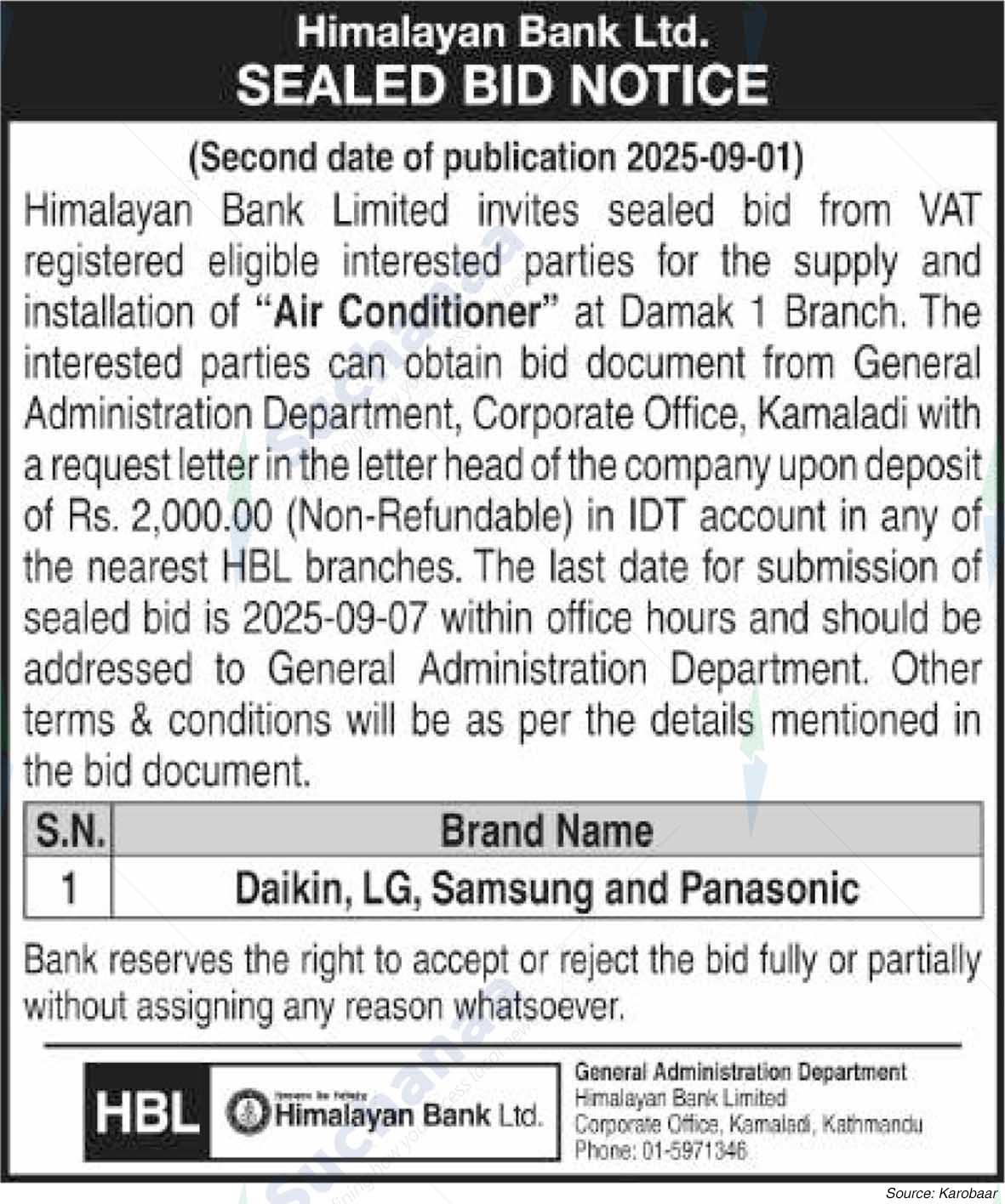 Himalayan Bank Limited