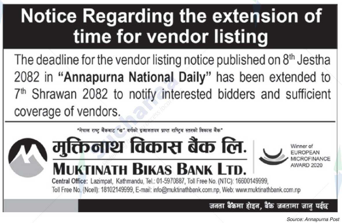 Muktinath Bikash Bank Ltd.