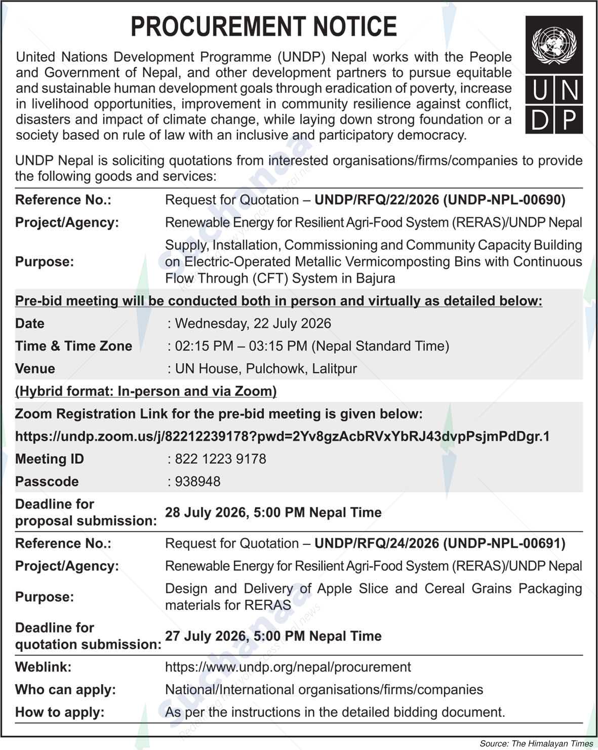 United Nations Development Programme (UNDP)