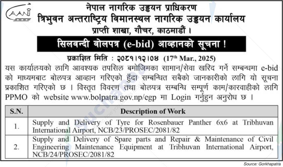 Tribhuvan International Airport Civil Aviation Office