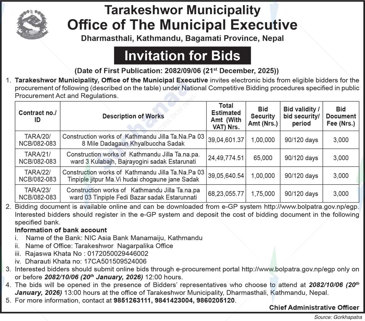 Tarkeshwor Municipality