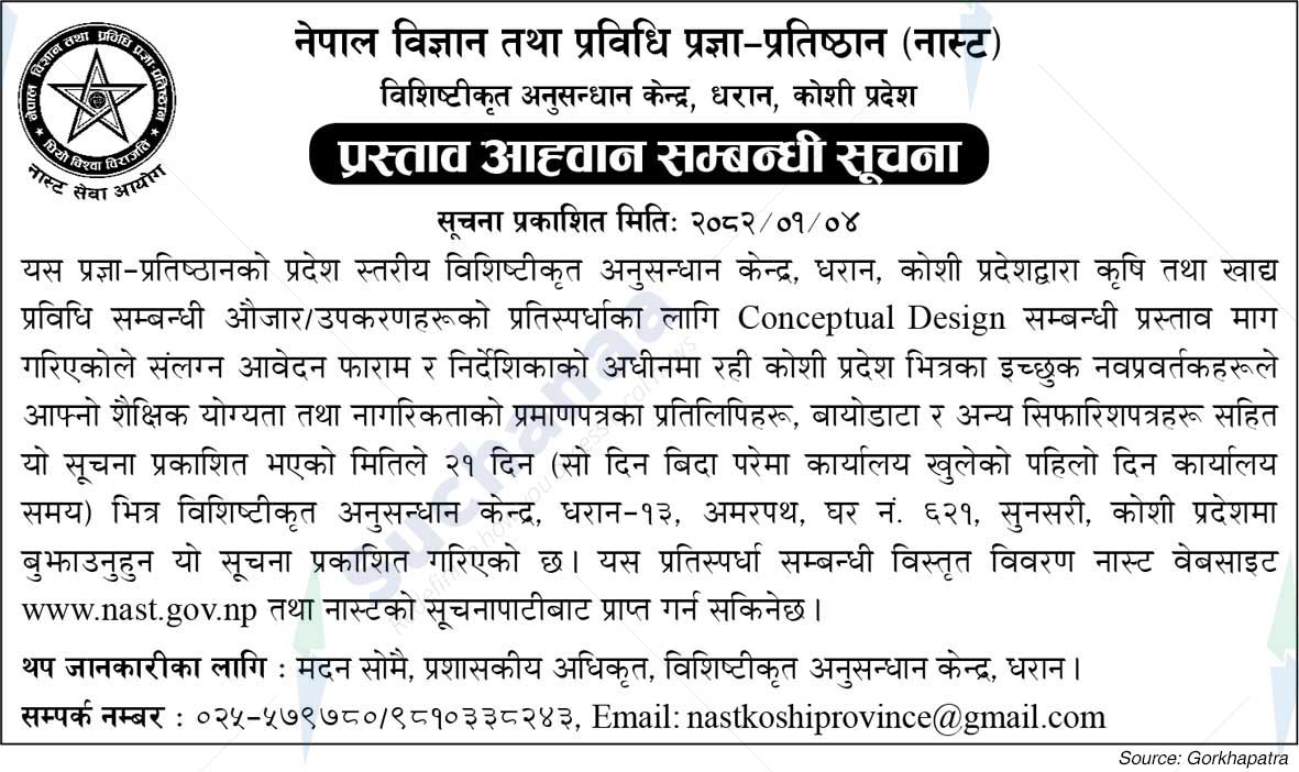 Nepal Institute of Science and Technology (NAST)