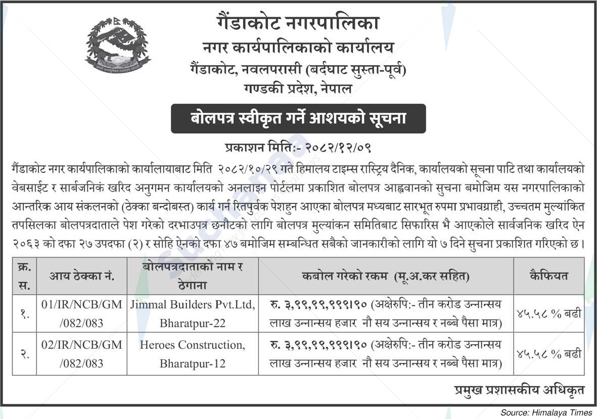 Gaindakot Municipality