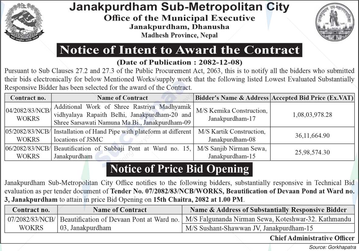 Janakpurdham Sub-Metropolitian City