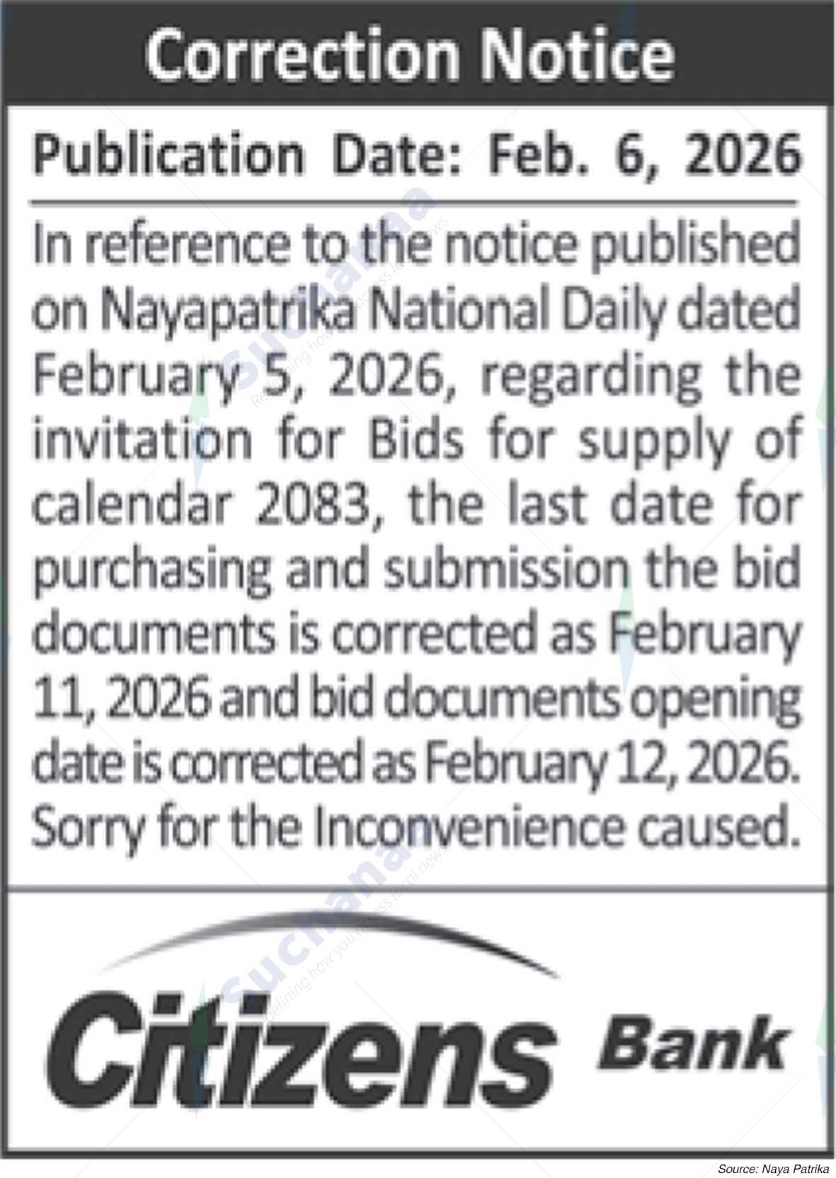 Citizens Bank International Limited