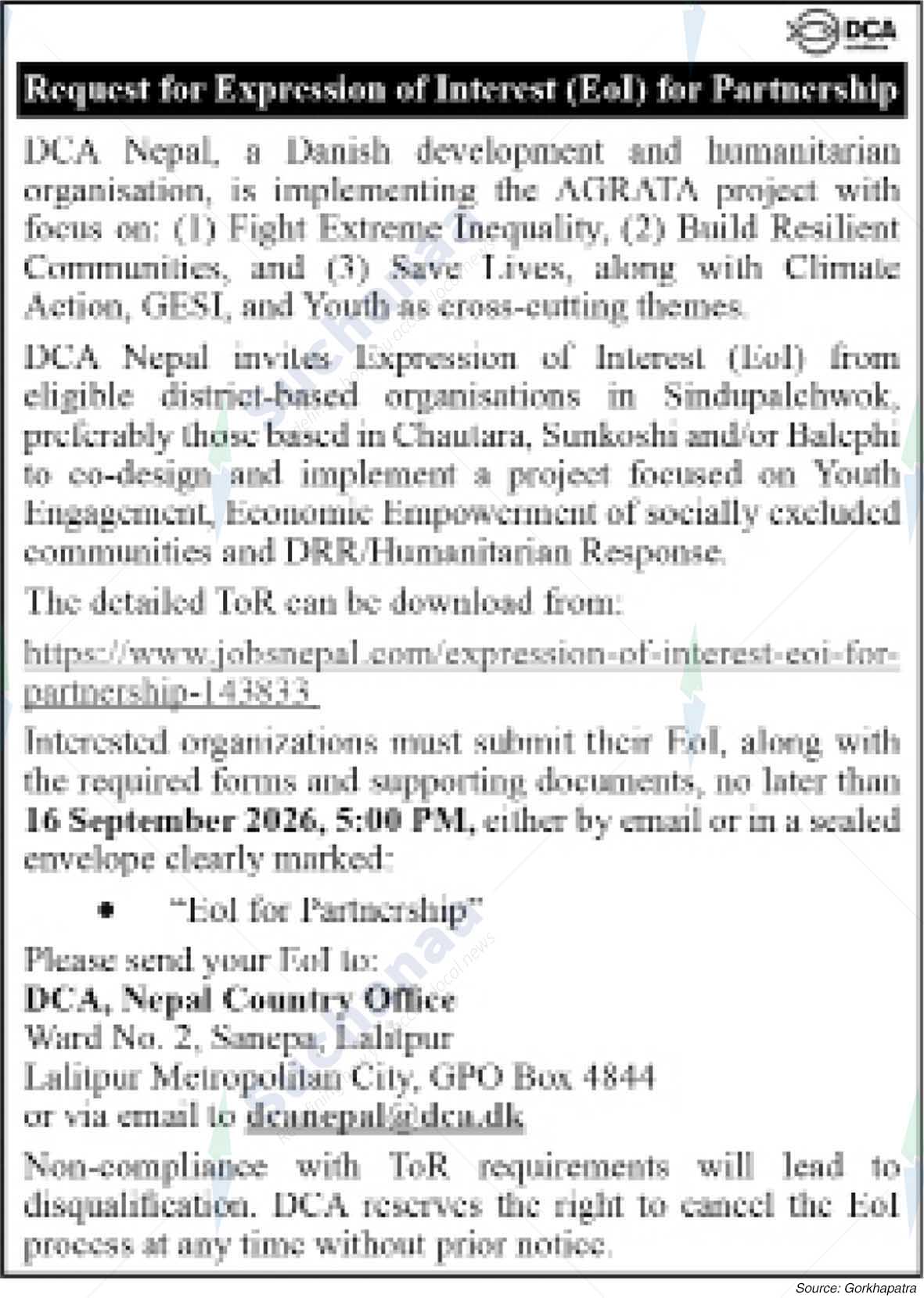 DCA Nepal