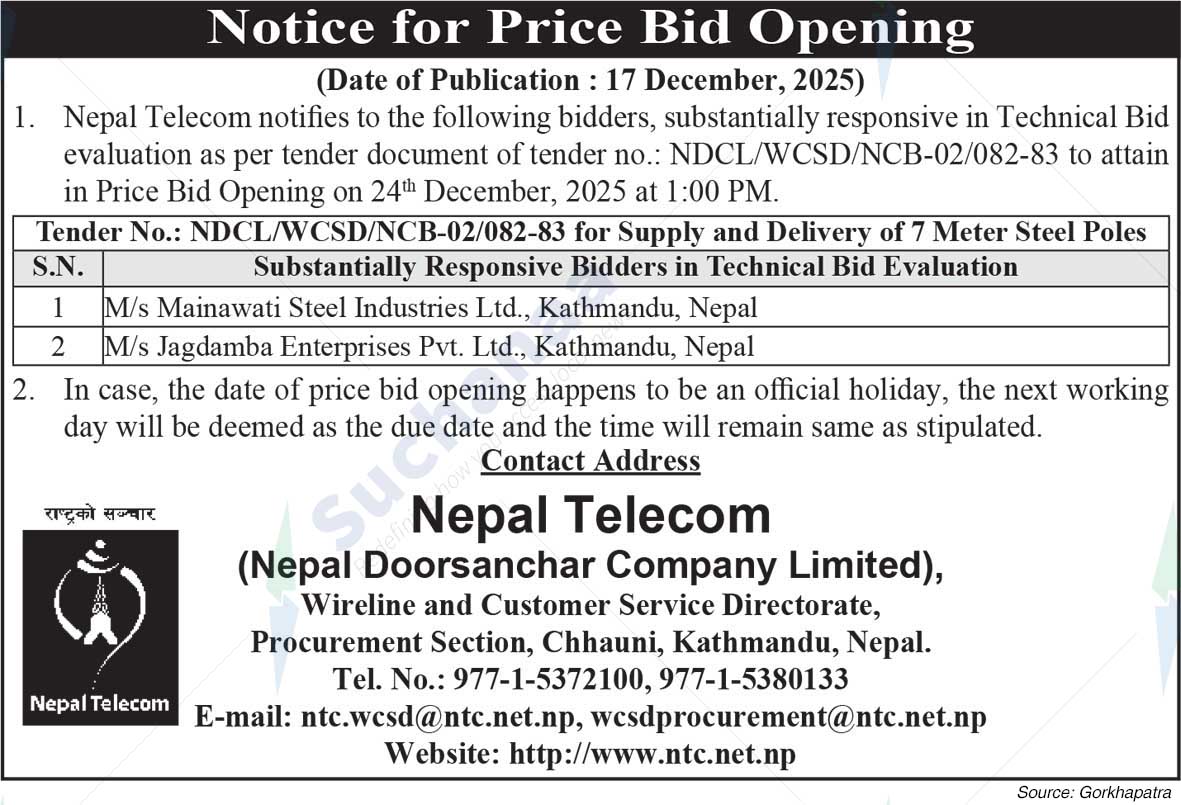 Nepal Doorsanchar Company Limited (NTC)