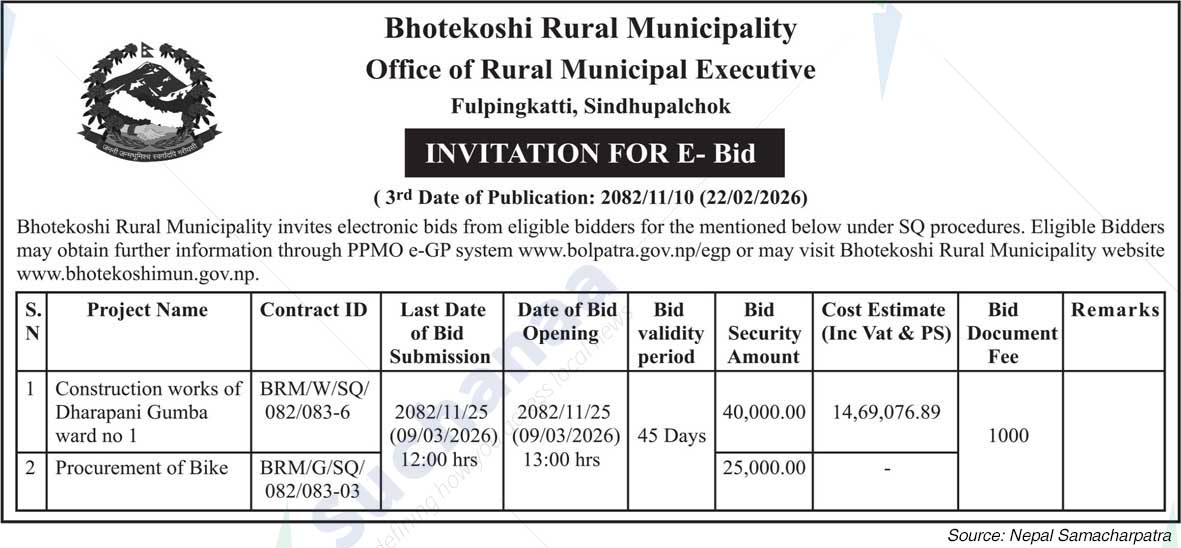 Bhotekoshi Rural Municipality