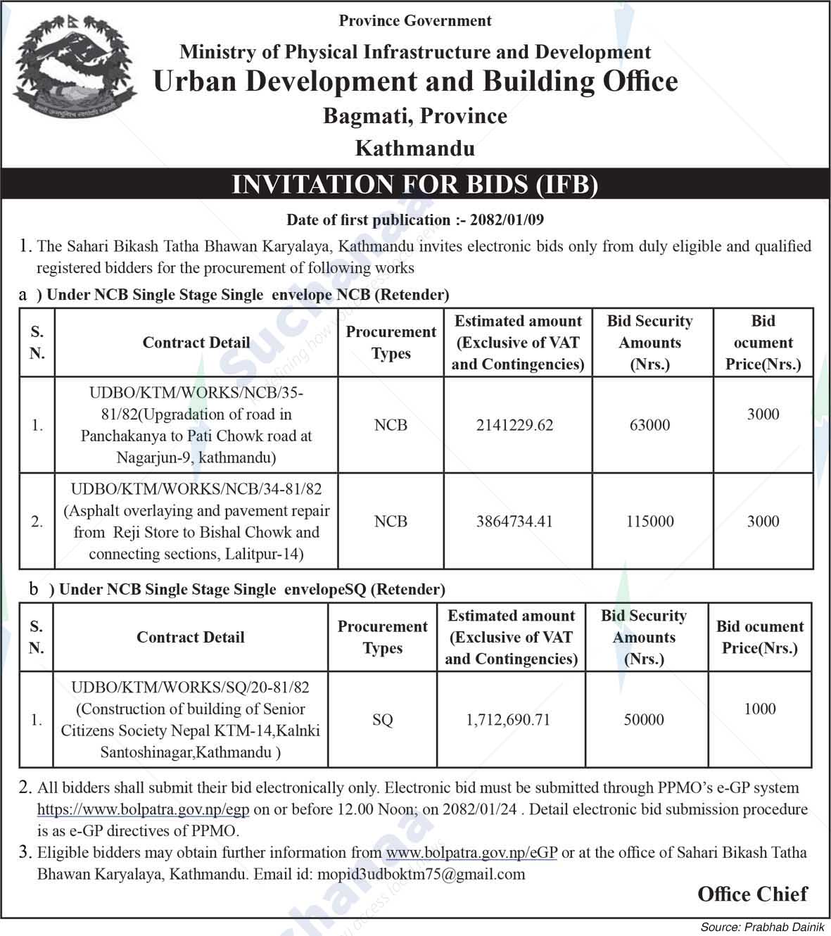 Urban Development and Building Office