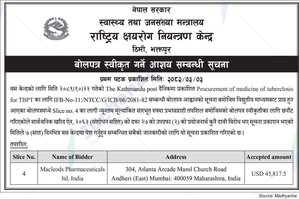 National Tuberculosis Control Center