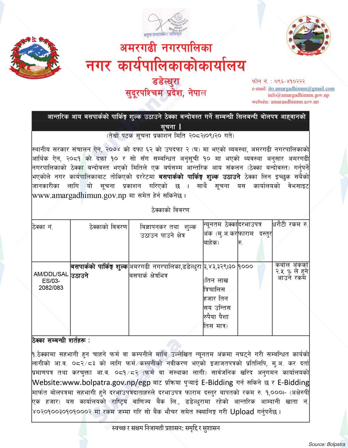 Amargadhi Municipality