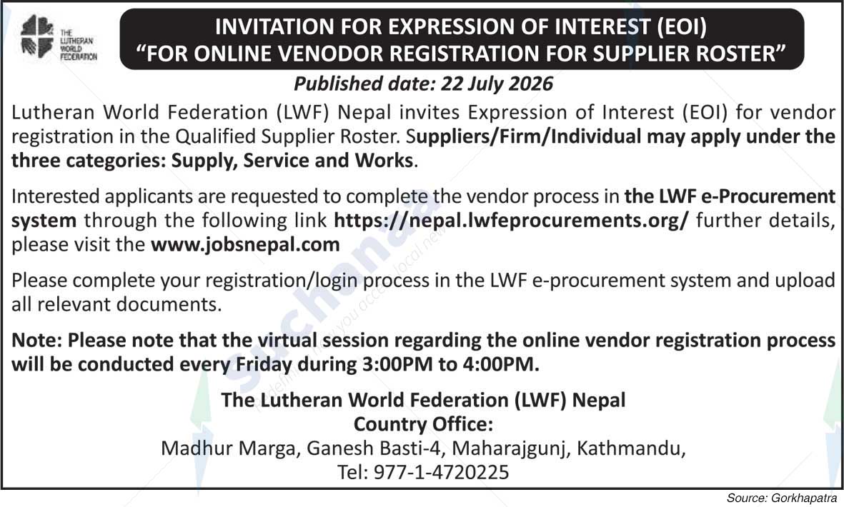 Lutheran World Federation (LWF) Nepal