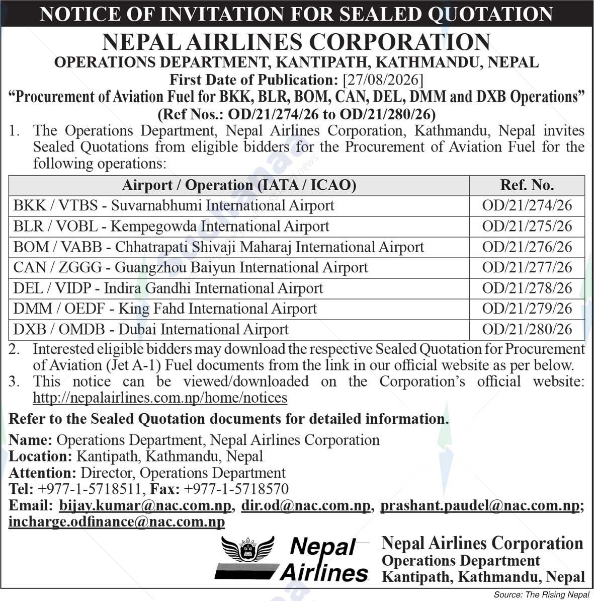Nepal Airlines Corporation