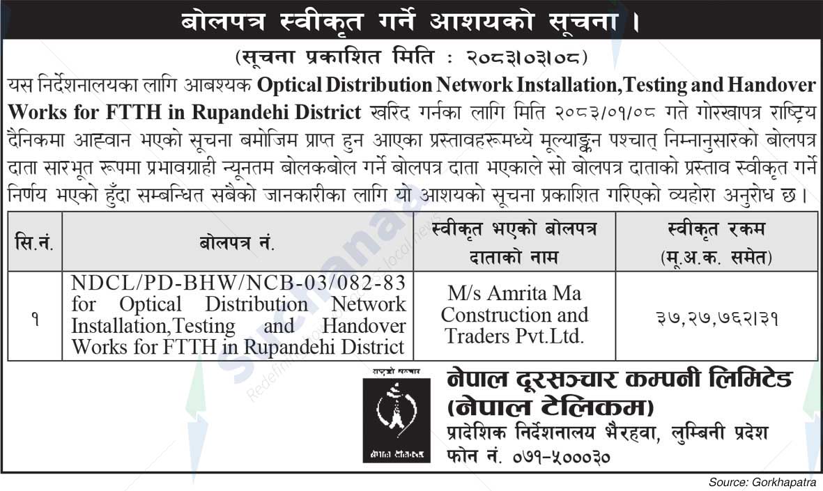 Nepal Doorsanchar Company Limited (NTC)