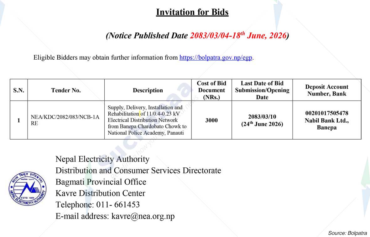 NEA, Kavre Distribution Center