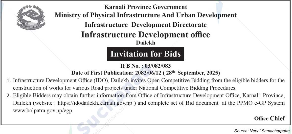 Infrastructure Development office, Dailekh